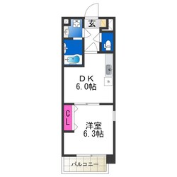 サンセール・ヴィラの物件間取画像